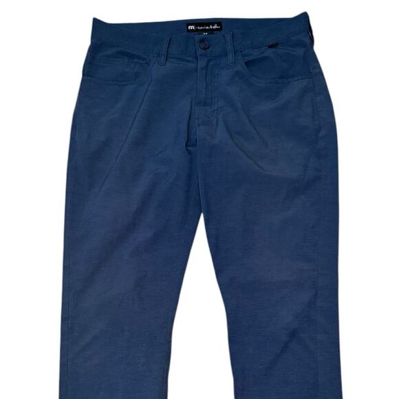 Travis Mathew Blue Activewear Pants Mens 32 X 32 Stretch Performance Golf Slacks - Picture 2 of 7